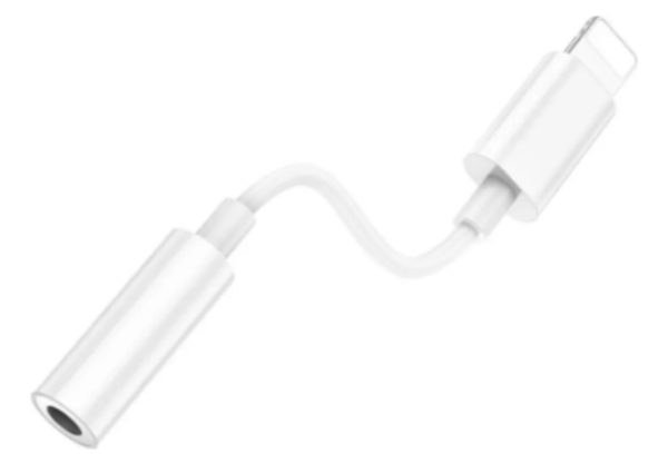 Adaptador de Audio Borofone BV21 Blanco